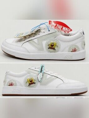 VANS x SpongeBob Lowland ComfyCush Bubble Sneakers NWT Men 9 Women 10.5 Rare